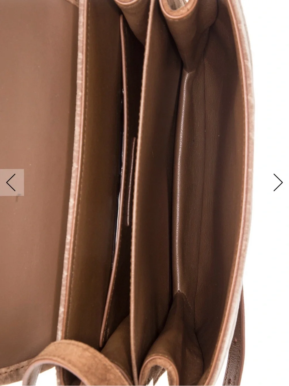 Saint Laurent Brown Signature Yves Crossbody Bag